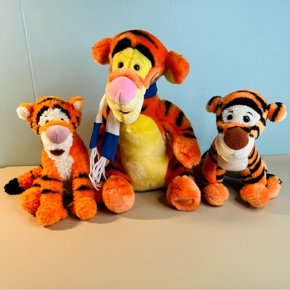 Disney Other - LOT of 3 Tigger the Tiger Disney Winnie The Pooh Plush Stuffed Animal Toy